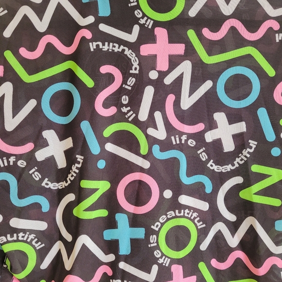 Life is beautiful festival crop top - Picture 5 of 6